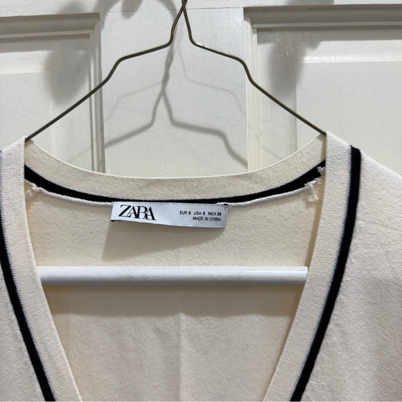 Zara contrast trim sweater - Picture 5 of 7